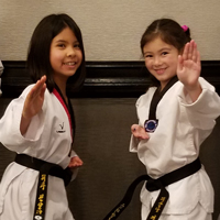 Spotlight: Tessa Sundar & Liana Jennings (3rd Grade) - Taekwondo Black ...